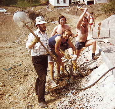 Arbeiten im Sommer 1979